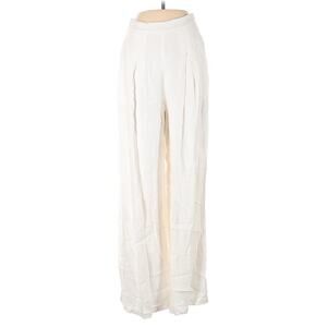 NWT second Summer SANTAMARIA' WIDE LEG TROUSERS - WHITE M